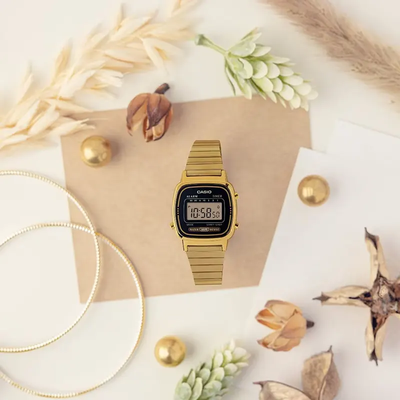 Casio Vintage Retro Japan Quartz Ladies Watch- LA670WGA-1DF